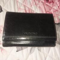 portafoglio  in pelle nero , Mario Valentino 