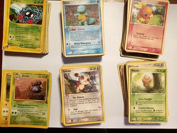 140 carte Pokemon edizione 2002/2006