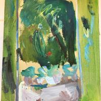 Ernesto Treccani - Olio su tela