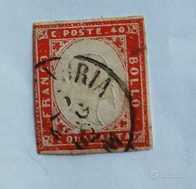 1962- Antichi stati italiani- 40c rosso vermiglio