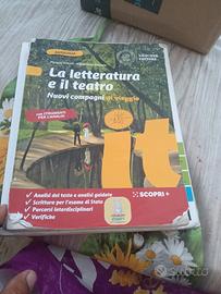 libro scolastico la letteratura e il teatro 