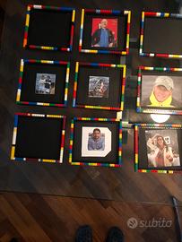 Cornici porta foto create con costruzione Lego