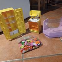 Cucina e camera da letto barbie
