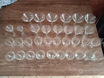 Bicchieri vetro vintage