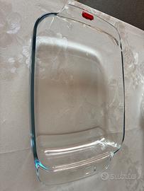 Pirofila in vetro borosilicato rettangolare 33x23