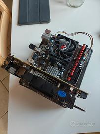 kit scheda madre CPU GPU e RAM 