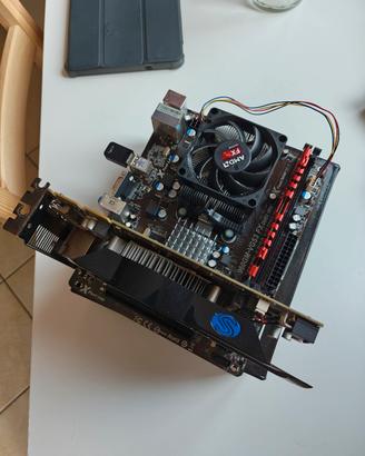 kit scheda madre CPU GPU e RAM 