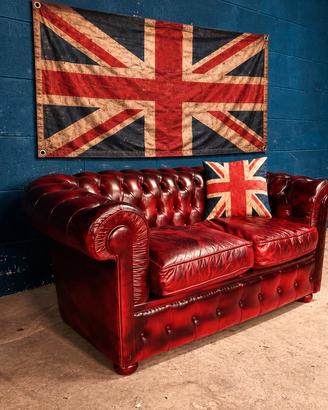 Divano club Chester Chesterfield pelle inglese uk