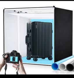 kit box fotografico 100x120x120