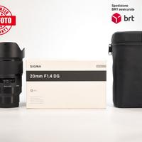 Sigma 20 F1.4 DG Art (Sony)