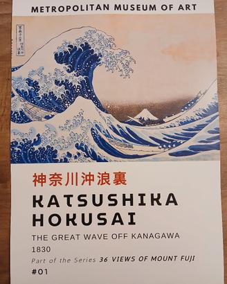 poster stampa Hokusai japan stile 