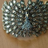 Bracciale vintage con pavone 