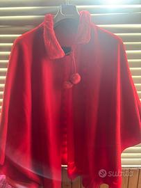 Mantella rossa in polyester