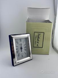 Orologio da tavolo in argento