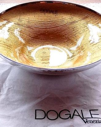 Centrotavola in vetro decorato a mano Dogale