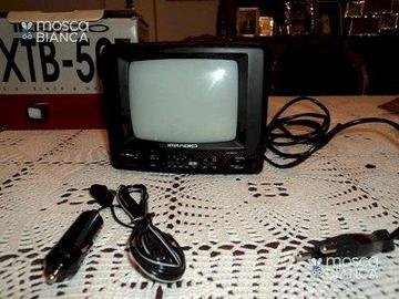 Televisore portatile B/N vintage  Irradio antenna