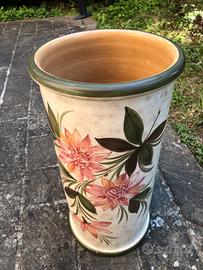 Portaombrelli ceramica DERUTA SBERNA ediz limitata