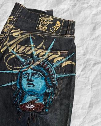 Jeans neri e blu da donna