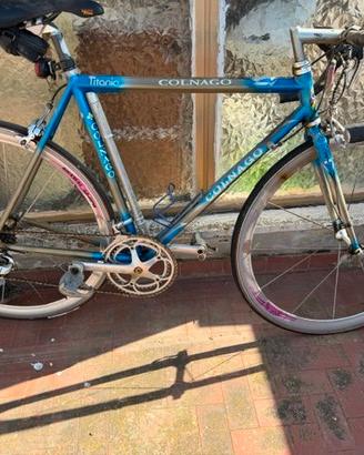BICI DA CORSA COLNAGO TITANIO RUOTE MAVIC