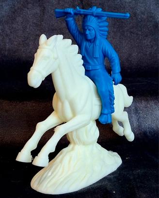 SOLDATINO TNSOLD, INDIANO A CAVALLO 01. 1/30