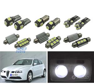 KIT 9 LAMPADE LED INTERNE PER ALFA ROMEO 147 00-10