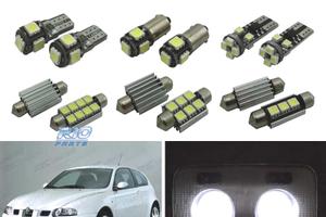 KIT 9 LAMPADE LED INTERNE PER ALFA ROMEO 147 00-10