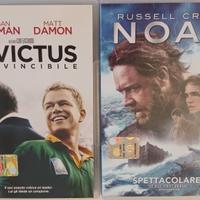 2  DVD del film  "Invictus" e "Noah"