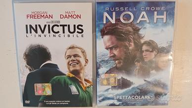 2  DVD del film  "Invictus" e "Noah"