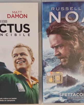 2  DVD del film  "Invictus" e "Noah"