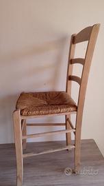 Sedie legno impagliate