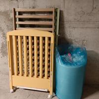 Lettino Pali completo di materasso