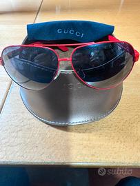 Occhiali Gucci rossi