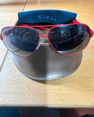 Occhiali Gucci rossi