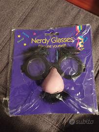 Occhiali da nerd per scherzi / feste in maschera