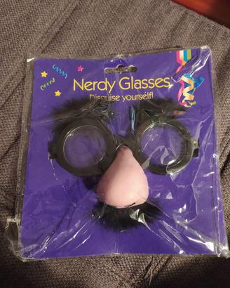 Occhiali da nerd per scherzi / feste in maschera