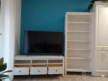 libreria, mobile tv, applique da sala