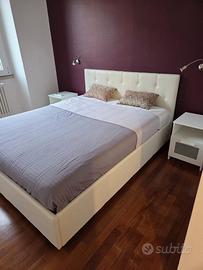 Letto matrimoniale Ikea con materasso