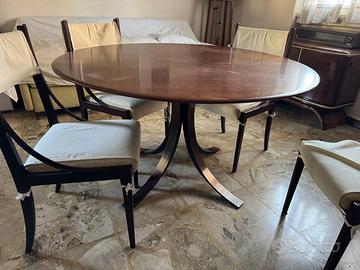 tavolo rotondo T69 E Gerli e O Borsani per Tecno