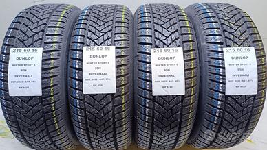 4 GOMME 215 60 16 DUNLOP INV RIF4122