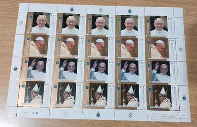 Argentina, foglio francobolli Papa Francesc