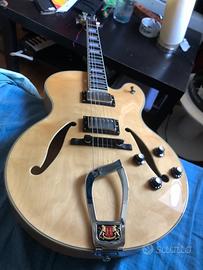 Chitarra hollow body hagstrom hj500 nat