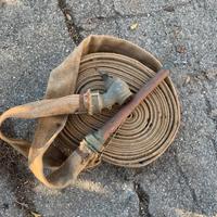 Lancia Antincendio Vintage in Ottone + Manichetta