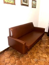 Divano Similpelle - Vintage Marrone