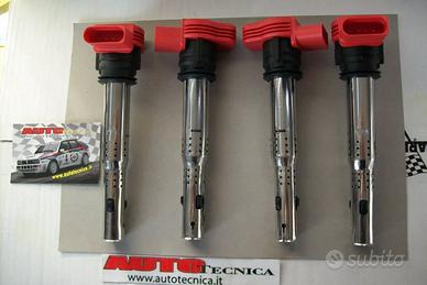 Kit 4 Bobine Rosse Golf V VI 2.0 GTI TFSI Audi A3