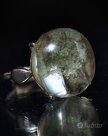 Anello Quarzo Fantasma Argento 925 - Pezzo unico
