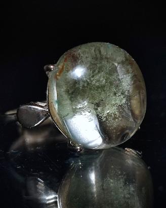 Anello Quarzo Fantasma Argento 925 - Pezzo unico