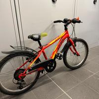 Bicicletta bambino raggio 20cm, 6 velocità