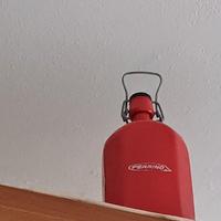 Borraccia Ferrino rossa anni '80