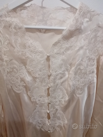 Camicia da notte in pura seta