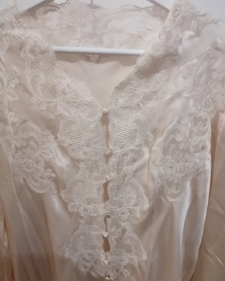 Camicia da notte in pura seta